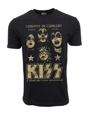 KISS TONIGHT IN CONCERT GRAPHIC TEE T SHIRT