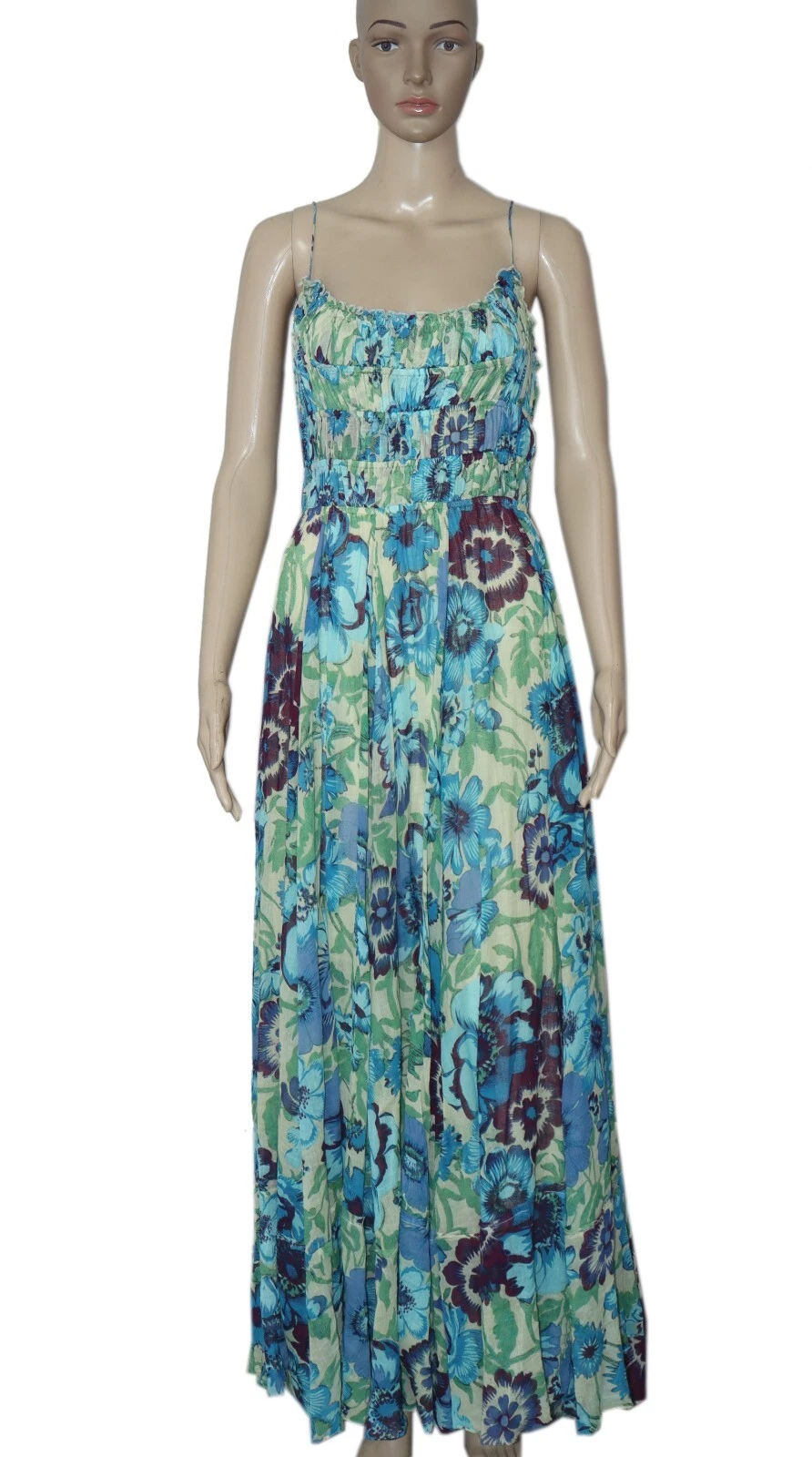 PALM ANGELS Maxi abito Free People FP One Ciella stampato floreale senza maniche aderente XS