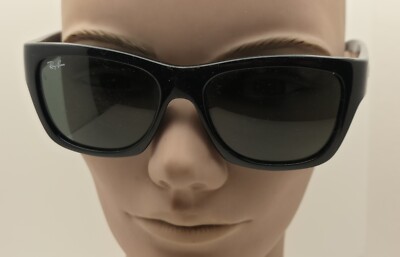 Ray Ban RB4194 601 53 Sunglasses Black‎ Rectangular Frame Grey Lens Women Ray Ban RB4194 601 53 Sunglasses Black Rectangular Frame  main image 3
