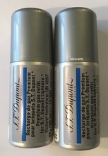 2 Cans S.T. Dupont Reusable Blue Butane Gas Use With Gatsby Ligne 2 Petit, New