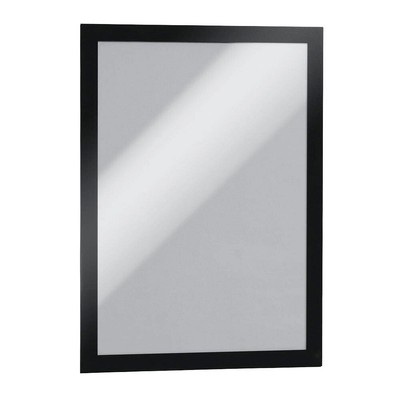 2 Magnet-Rahmen selbstkl. A4 schwarz Durable DURAFRAME  Informationsrahmen