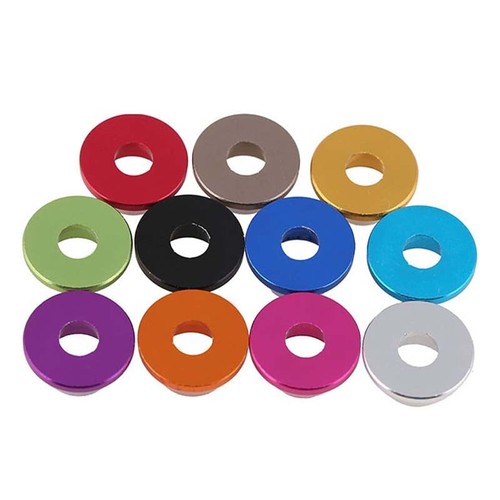 Cup Washers Aluminum Alloy Colorful Countersunk Washers M2 M2.5 M3 M4 M5 M6 M8 - Picture 6 of 14