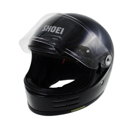 Shoei Glamster Black Neo Classic Retro Full Face Helmet Size S M L