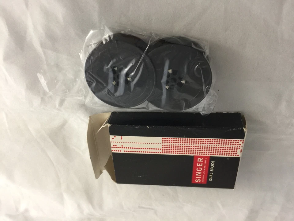 Singer Nylon Dual Spool Typewriter Ribbon black unused - Image 2 of 4