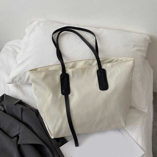 Zipper Tote Shoulder Bag Travel Capacity Oxford Waterproof Handbag Bag Large - Picture 6 of 15