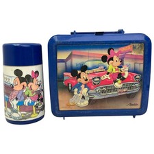 Vintage Mickey Minnie Mouse Pluto Diner Plast...