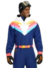 Tipsy Elves Men's Santa Fe Shredder Snow Suit Large