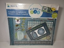 Complete scrapbook Kit Snow Day 1000 Pieces 12x12 Album,Paper  Embellishments