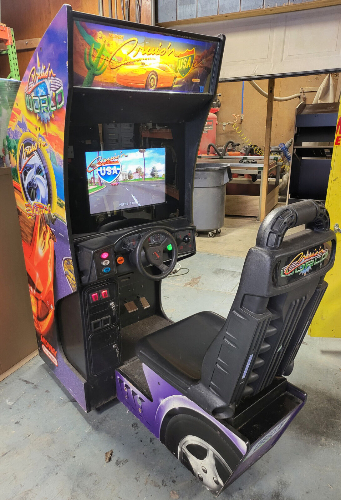 Cruis'n Exotica - Midway/Nintendo Arcade Driving Game - Arcade Gallery