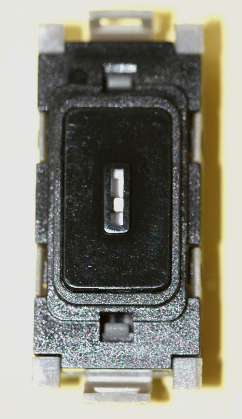 Deta Grid Switch - G3534BK - 20a Double Pole Grid Key Switch Module New