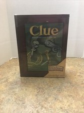 Parker Brothers CLUE Vintage Game Collection Wood Bookshelf Edition COMPLETE