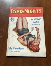 Paris Nights July 1933 Vol 11 #12 Making Mimi Moscowitz Cover Spicy No Photos