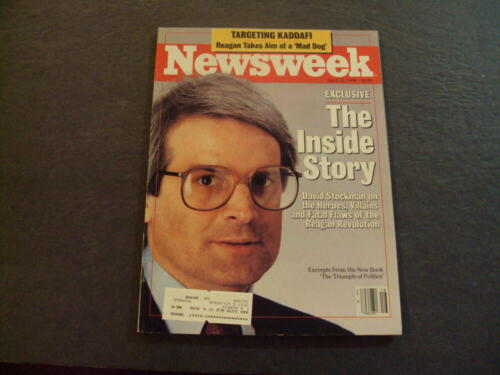 Newsweek 21 kwietnia 1986 Celowanie w Kaddafiego; Rewolucja Reagana ID: 61492 - Zdjęcie 1 z 3