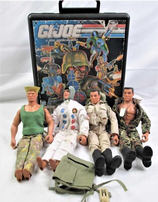 GI Joe Lot 12 inch figures and Accessory Lot With Carrying Case | eBay