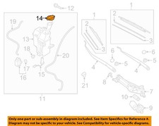 HYUNDAI OEM 18-20 Kona Electric Wiper Washer Components-Reservoir Cap 98623G5000
