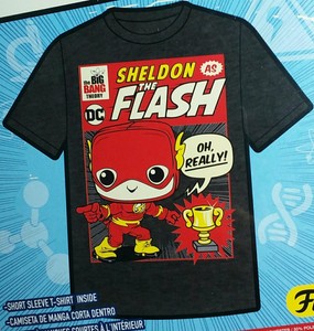 camiseta flash sheldon