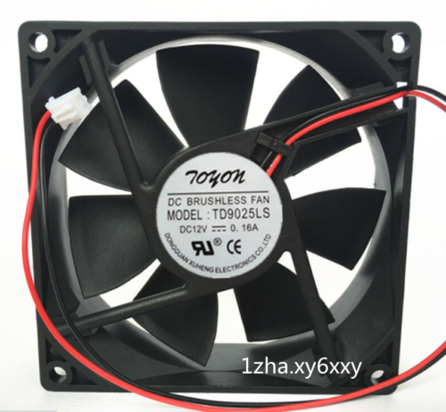 For TONON TD9025LS DC 12V 0.16A hydraulic mute cooling fan 90*90*25MM 2pin #ZH - Afbeelding 1 van 4