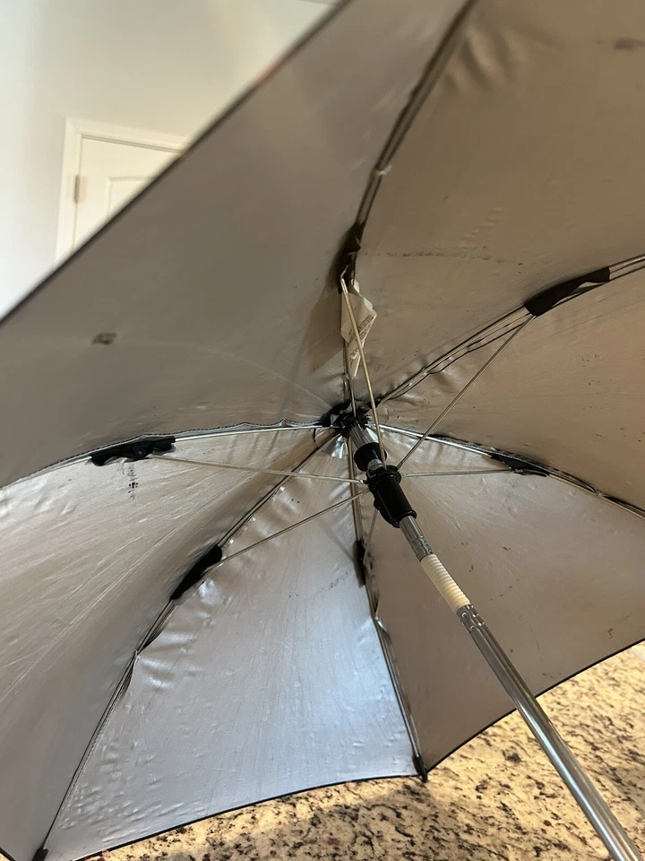 Quinny Pram Sun Parasol Umbrella Canopy - confetti / Sparkles print - image 4 of 4