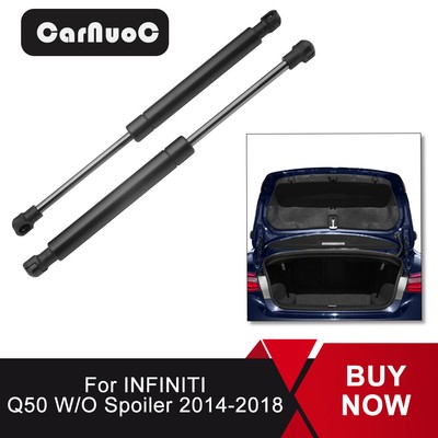 2x Rear Trunk Lift Supports For Infiniti Q50 (2014-2021) – Strong Shocks/Struts, No Spoiler Version