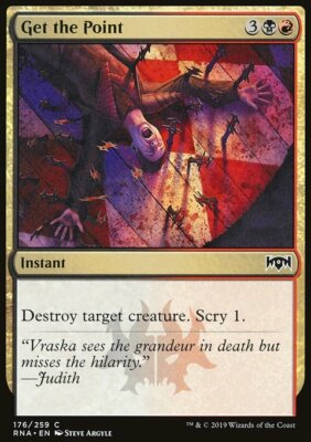Magic the Gathering MTG Get the Point (176) Ravnica Allegiance   LP