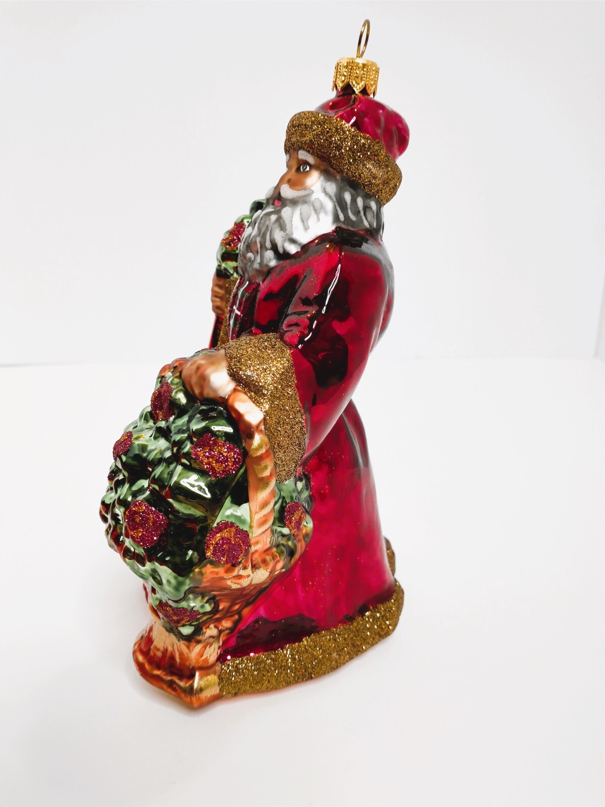 Trimsetter Christmas Ornament Santa Claus African American Handcrafted