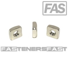  25 8-32 Stainless Steel Square Nuts 18-8 25 Pcs 