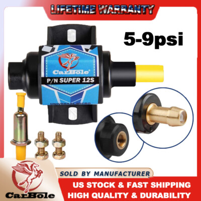 #ad Universal Advanced Low Pressure 5 9PSI 5 16 Fuel Pump Electric Gas Diesel Inline $23.99