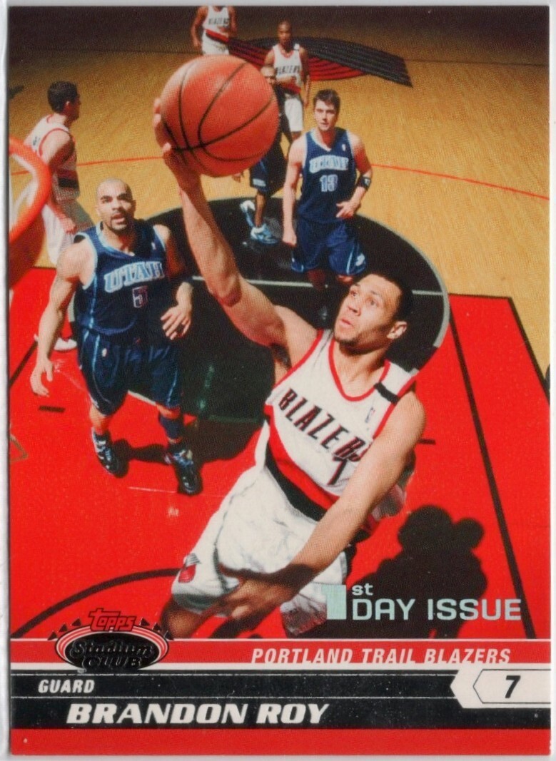 2007-08 Topps Stadium Club First Day Issue Brandon Roy Card #70 /1999 Blazers