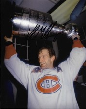 Montreal Canadiens Kirk Muller Signed Autographed 8x10 NHL Photo COA B