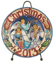 Jim Shore Angels Proclaim Good News Annual Plate 2013, New, Free Shipping on sale Jim Shore Angels Proclaim Good News Annual Plate 2013, New, Free Shipping on sale