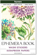 Washi Vintage Stickers for Scrapbooking - Ephemera Book for Journaling with 453