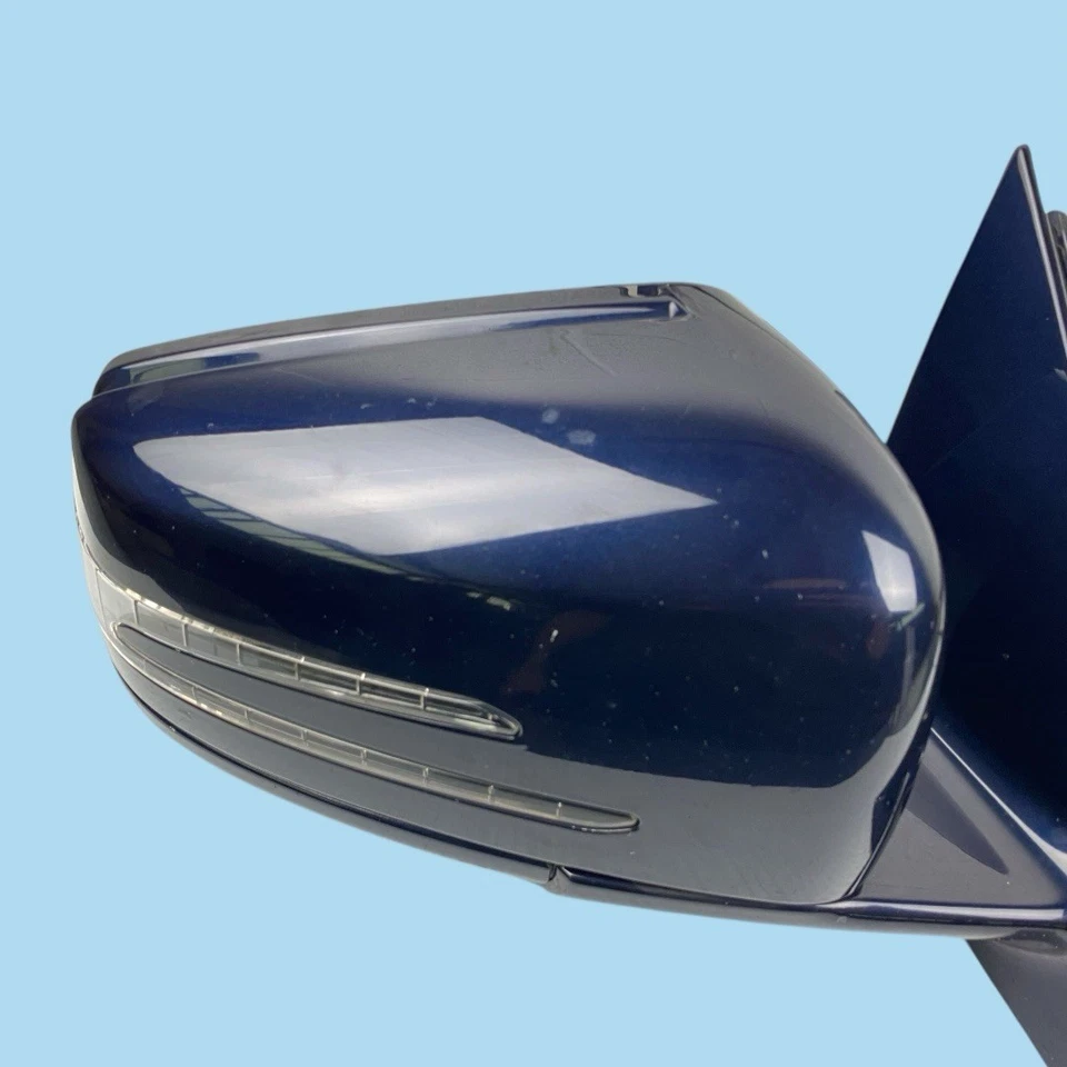 Espejo retrovisor lateral derecho punto ciego azul OEM 10-13 Mercedes W221 S550 S600 Foto 2 de 4
