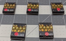 Vintage 5 Pcs LITRONIX DL1416 AU, 4-Digit 16-Segment LED DISPLAY (USED)