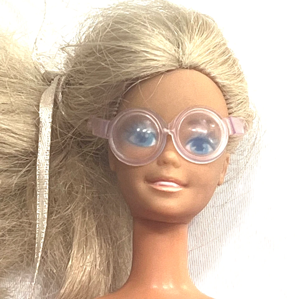 De colección 1970 Mattel Barbie/PJ Original Rosa Traje de Baño y Gafas de Sol Burbuja ~ En muy buena condición Foto 3 de 4