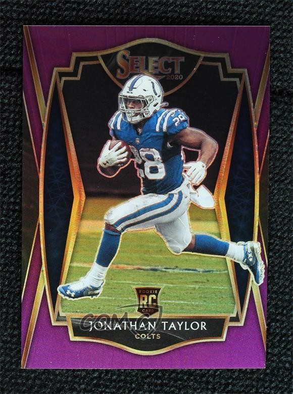 2020 Panini Select Premier Level Purple Prizm 66/75 Jonathan Taylor #153 15vj