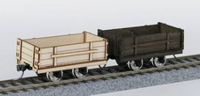 On30/Oe/On2-1/2 Scale CS Narrow Gauge Open Gondola 2-Car Kit 0e Freight Wagon