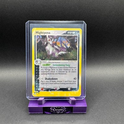 Mightyena Pokemon EX Ruby Sapphire 10/109 Vintage Holo Rare HP Atsuko Nishida