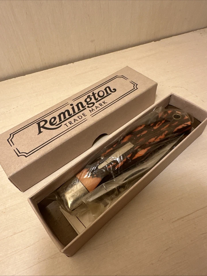 Nuevo en caja 1990 Remington UMC R1306, edición especial "Tracker" 4 1/2" cerrado hecho en EE. UU. Foto 4 de 4