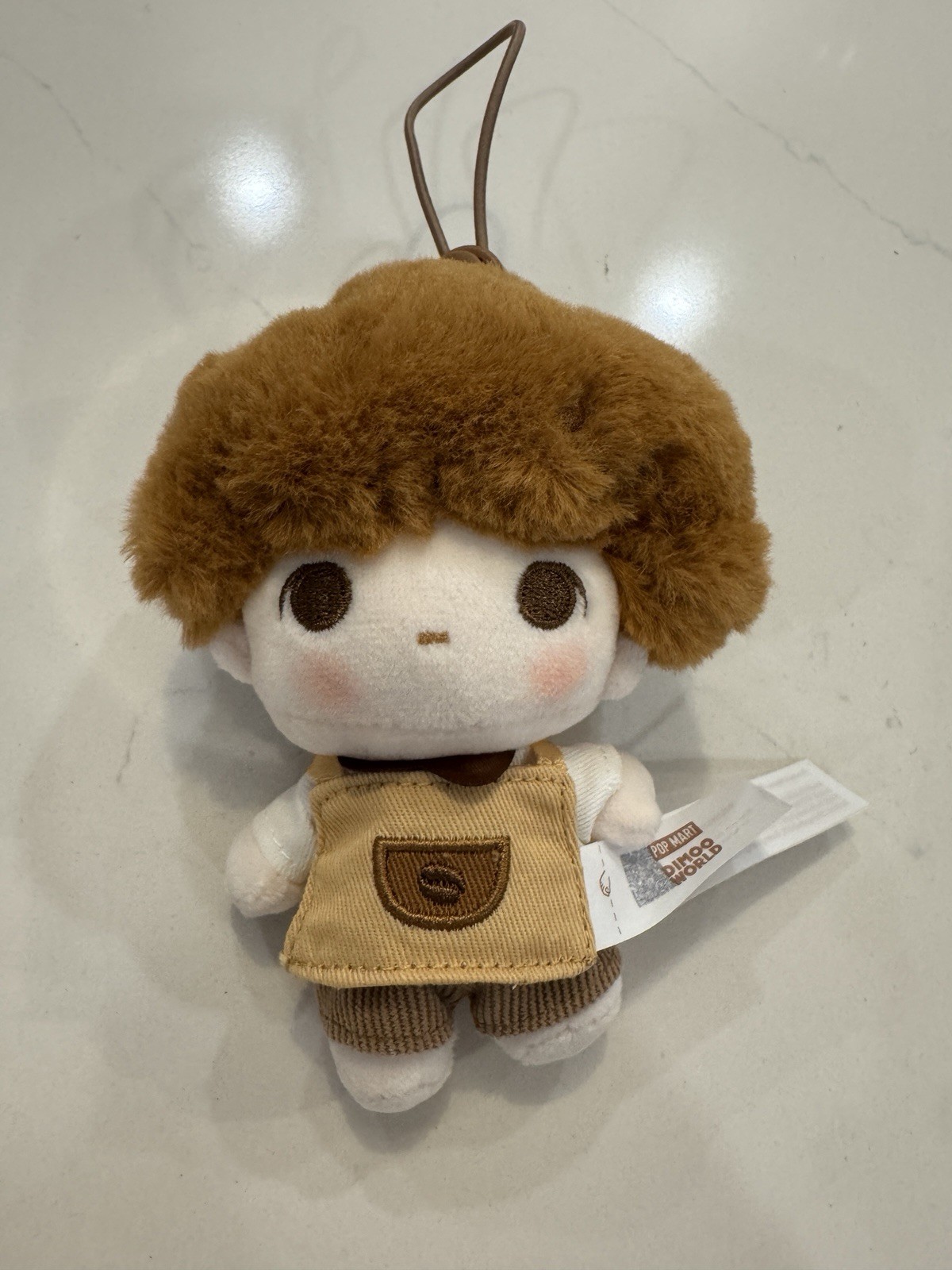 POP BEAN Coffee Factory Series-Plush Pendant Pop Mart  “Labubu” Opened Box