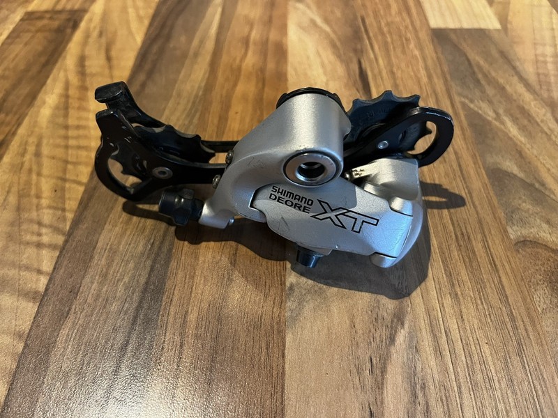Shimano Deore XT RD-M750 9-Speed Rear Derailleur Mega 9 Retro MTB not Hope XTR 
