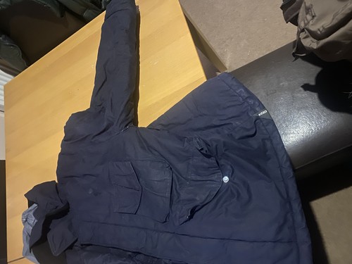 Massimo Osti, Boneville Massimo Osti Hooded Jacket Blue XL Vintage Jacket