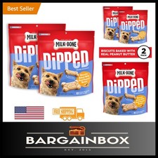 Delicious Peanut Butter Coated Dog Treats - 32 Ounce Pack of 2 for All Dogs