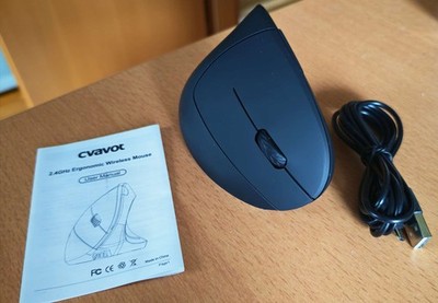 Vertical Optical Akku Maus mit USB Dongle NEUwertig Unbenutzt
