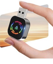 Carplay Wireless Adapter, 2025 Upgrade Mini Carplay for Apple iPhone Android Aut