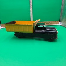 Vintage Louis Marx  Co. Dump Truck Black  Yellow