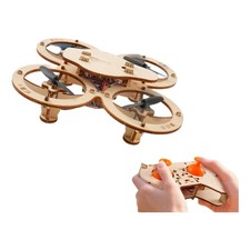 Wooden RC Aircraft Kit with 4-Axis Flight Control System for and Adults