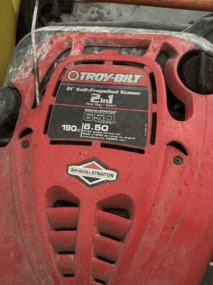 #ad Troy Bilt 21quot; Self Propelled Lawn Mower 190cc 6.50 HP Mulching Rear Bag $109.99