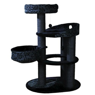 Filippo 4-Level 45'' Cat Tree, Sisal Scratching Post, Plush Condo-Hammock