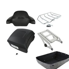 Matte Black 13.7 King Trunk Luggage Trunk W/B...