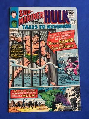 Tales to Astonish #70 FN/VFN (7.0) MARVEL ( Vol 1 1965) 1st solo Sub-Mariner (2)